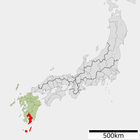 大隅国の位置